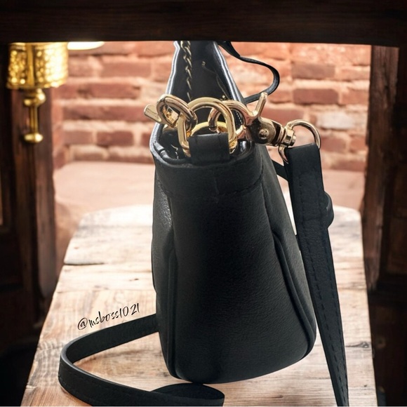 Valentino by Mario Valentino Celia Embossed Leather Shoulder Bag - Picture 6 of 6